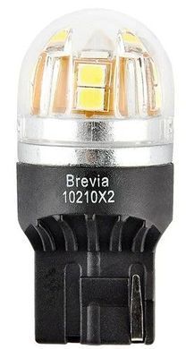 Купити LED автолампа Brevia Spower 12/24V T20 W21W 15x2835SMD 330Lm 6000K CANbus W3x16d 2 шт (10210X2) 40189 Світлодіоди - Brevia