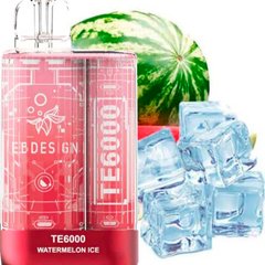 Купити Преміум TE 6000 Flavors Watermelon Ice Кавун Лід 66467 Одноразові POD системи