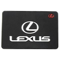 Купити Антиковзний килимок торпеди з логотипом Lexus 40648 Антиковзні килимки на торпеду