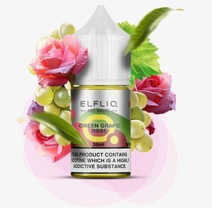 Купить ЕІf Lіq жидкость 30 ml 50 mg Green Grape Rose Зеленый Виноград Роза 80595 Жидкости от EL