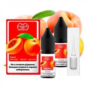 Купити Piдина Самозаміс Flavorlab Disposable Puff 10мл 50мг Peach Персик 79848 Рідини FL