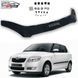 Купити Дефлектор капоту мухобійка Skoda Fabia 5J 2007-2011 Євро Кріплення (Vip Tuning) 9768 Дефлектори капота Skoda
