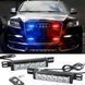 Купити Стробоскоп Світлодіодний 12V DRL / 3W* 6LED 2 Режимів З Пультом Червоний-Синій-Білий (T1001-2) 42706 Мигалки - Стробоскопи - 1 фото из 4