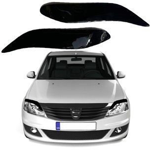 Купити Вії фар для Renault Logan I 2008-2012 Voron Glass 87051 Вії - Захист фар