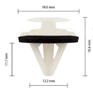 Купити Кліпса кріплення обшивки дверей Mazda Ford Toyota G18K51SJ3 992740822 (C1023) 73241 Фіксатор дверного типу