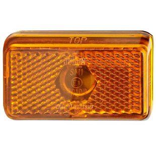 Купити Габарит прямокутний GMAK 75х45х20 мм 12/24V без лампи Помаранчевий 1 шт (G17) 39708 Габаритні вогні