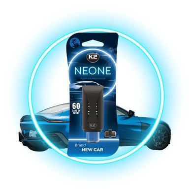 Купити Ароматизатор повітря на обдув K2 NEON BRAND NEW CAR Нова машина (V371) (K20773) 87005 Ароматизатор на обдування