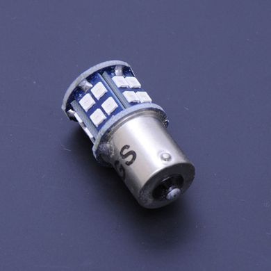 Купити Світлодіод 12V Т25 Червоний SMD 28 1156-3030 11128 аналог P21WBA15s 1шт 25762