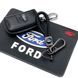 Купить Автонабор №55 для Ford / Коврик панели / Брелок с карабином и чехол для автоключей с логотипом 38733 Подарочные наборы для автомобилиста - 1 фото из 4