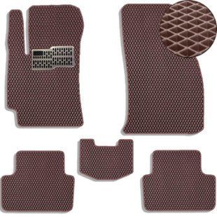 Купить Коврики в салон EVA для Daewoo Lanos / Sens Металлический подпятник Коричневые 5 шт 80605 Коврики для Daewoo