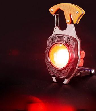 Купити Багатофункціональний LED ліхтарик туристичний мультитул на карабіні (BL-W5147) 63240 Трендовий товар