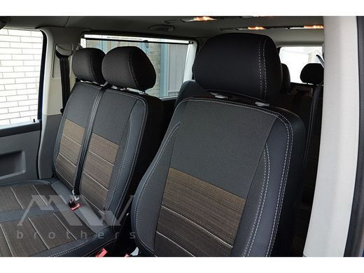 Купити Авточохли модельні MW Brothers для Volkswagen T 6 ( 1+2 ) c 2011 60120 Чохли модельні MW Brothers