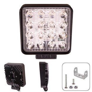 Купить LED Дополнительная Фара 110x110x72 мм 48W 6000К 9-36V (WLP-48328) 65944 Дополнительные LЕD фары