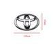 Купить Эмблема решетки задняя для Toyota Хром 130х90 мм Пластикна скотче (Завод) 88544 Эмблемы на иномарки - 2 фото из 3