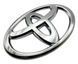Купить Эмблема решетки задняя для Toyota Хром 130х90 мм Пластикна скотче (Завод) 88544 Эмблемы на иномарки - 1 фото из 3