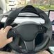 Купити Чохол Обплетення Керма для Tesla Model 3/Y 2015-2021 Шкіра (Модельна форма) 101043 Оплетки на кермо - 2 фото из 7