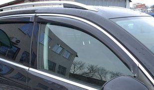 Купить Дефлекторы окон ветровики Лексус RX III 300/350/400 2015- С Хром Молдингом, компл 35884 Дефлекторы окон Lexus