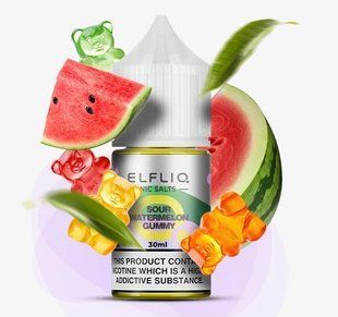 Купить ЕІf Lіq жидкость 10 ml 50 mg Sour Watermelon Gumm Кислый Арбуз Жвачка 80424 Жидкости от EL
