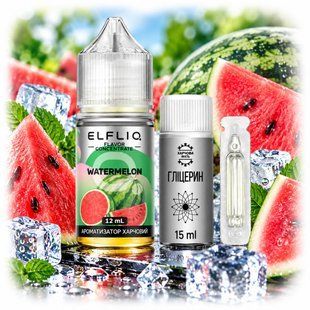 Купити ЕІf Lіq Aroma 30 ml Watermelon Кавун (Самозаміс 3в1) 110909 Рідини від EL