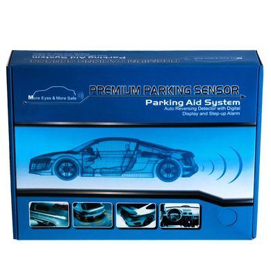 Купить Парковочная система Pulso LED 4 датчика D22 мм Коннектор Черный (LP-10140-black) 24786 Парктроники