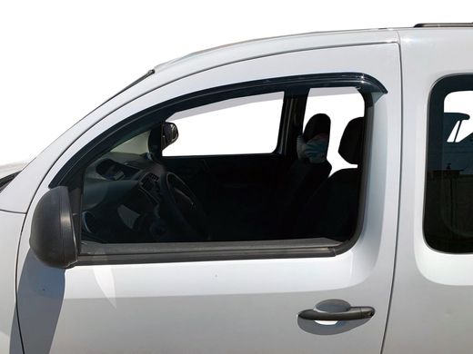 Купити Дефлектори вікон вітровики для Renault Kangoo 2008- на скотчі 2D передні Оригінал (REN25-1) 36184 Дефлектори вікон Renault