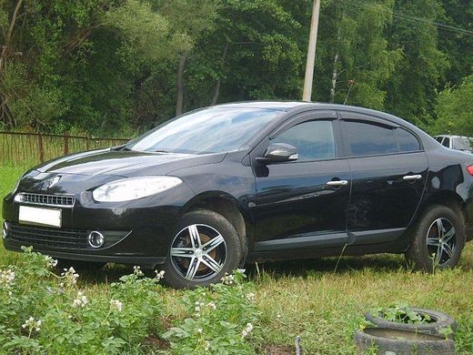 Купить Дефлекторы окон ветровики Renault Fluence Sd 2010 5930 Дефлекторы окон Renault