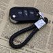 Купити Стильний шкіряний брелок з логотипом Peugeot 6016 Брелоки для автоключів - 4 фото из 4