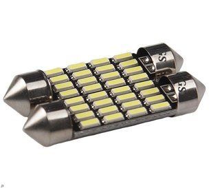 Купить Светодиод 12V Т11 39mm Белый SMD 16 4014 30018 +270Lm уп.10шт 26195