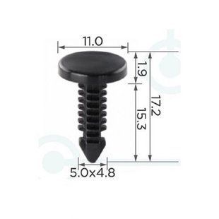 Купити Кліпса ущільнювача дверей Ford, Chevrolet 20413107 Ford 388246S AMC 4006516 (C423) 74207 Фіксатор типу цвях
