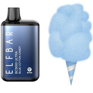 Купить ЕІf Ваг BC5000 Ultra POD 5% Blue Cotton Candy Сахарная Вата (Подзаряжаемый) 58039 Одноразовые системы