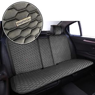 Купить Накидка на задние сидения Алькантара Palermo Premium Черные-Черный кант 1 шт 79486 Накидки для сидений Premium (Алькантара)