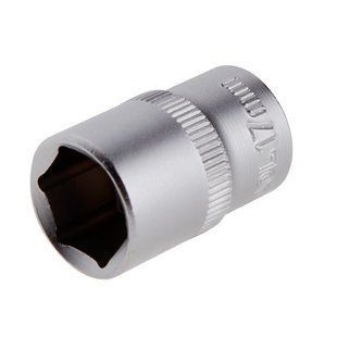 Купить Головка шестигранная 1/2", 17мм*38мм INTERTOOL ET-2017 77803 Торцевые головки, шестигранники и звезды