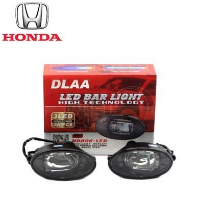 Купити LED Протитуманні фари Honda Honda Cars 2008-2016 12V 7W з проводкою Комплект (HD-806 LED) 81529 Протитуманні фари модельні Іномарка