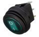 Купити LED Кнопка Перемикач клавішний Кругла 12V ON-OFF 34x23 мм Герметична (Зелене Підсвічування) №118 65957 Кнопки - Тумблери - Клавіші - 2 фото из 3