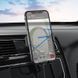 Купить Автодержатель с беспроводной зарядкой HOCO CA105 для воздуховода 58875 Автодержатель с беспроводной зарядкой и автозахватом - 3 фото из 6