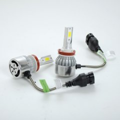 Купити LED лампи автомобільні C6L H11/H8 радіатор+кулер 3800Lm/COB/36W/5000K/IP65/9-32V 2шт 26081 LED Лампи Китай