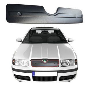 Купити Зимова накладка на радіаторні грати Skoda Octavia A4 Tour 00-12 Матова FLY 9947 Зимові накладки на решітку радіатора