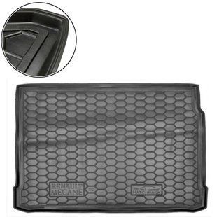 Купити Автомобільний килимок у багажник Renault Megane II 2002-2008 Hatchback / Гумо - пластик 42320 Килимки для Renault