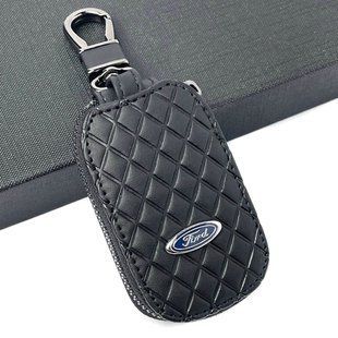 Купить Ключница &ndash; чехол автомобильная для ключей с логотипом Ford Ромб Черный 60891 Чехлы для автоключей