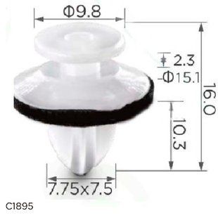 Купить Клипса крепления обшивки двери FORD (W716507-S300 W716507S300 15561) (C1859) 73296 Фиксатор дверного типа
