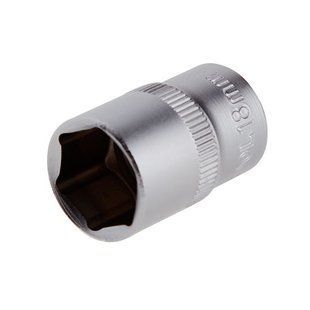 Купить Головка шестигранная 1/2", 18мм*38мм INTERTOOL ET-2018 77804 Торцевые головки, шестигранники и звезды
