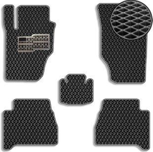 Купить Коврики в салон EVA для Kia Sorento EX 2002-2009 с подпятником Черные 5 шт 64093 Коврики для KIA
