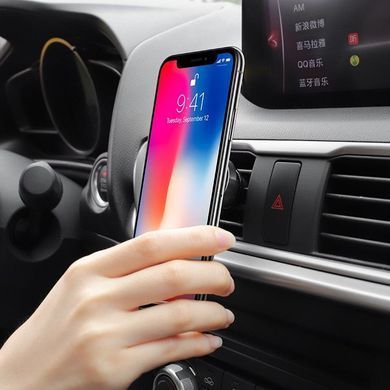 Купити Автотримач для телефону магнітний HOCO CA47,на повітропровід Black 24509 Автотримач для телефону на повітропровід