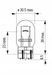 Купить Автолампа Одноконтактная бесцокольная Narva W21W 12V 21W NR 1 шт (17632CP) 62792 Автолампы габаритные - Подсветка салона - Приборов - 5 фото из 5