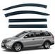 Купить Дефлекторы окон ветровики Renault Logan MCV 2012- Скотч 3M Voron Glass 41049 Дефлекторы окон Renault