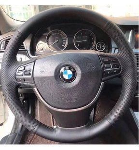 Купить Чехол Оплетка Руля для BMW 5/6/7 series 2008-2018 Кожа (Модельная Выкройка) №7 100996 Оплетки на Руль