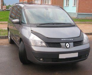 Купити Дефлектор капоту мухобійка для Renault Espace (J81) 2002- 7428 Дефлектори капота Renault