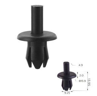 Купить Клипса распорные Volkswagen, Audi, Peugeot, Citroen, Opel, Mercedes, Volvo, SAAB, Daewoo 697334 (C1150) 74001 Фиксатор распорный с фиксацией