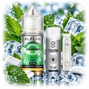 Купити ЕІf Lіq Aroma 30 ml Spearmint М'ята жуйка (Самозаміс 3в1) 110912 Рідини від EL