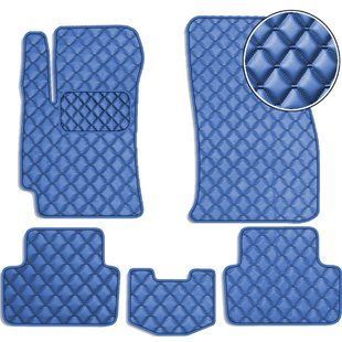 Купить Коврики в салон для Daewoo Lanos / Sens Экокожа Синие 5 шт (Rombus) 71053 Коврики для Daewoo